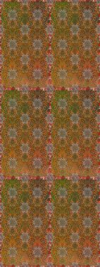 Çiçeksiz desenli arka plan, yaz çiçekleri. Düz Çiçek Elementleri Tasarımı. Kahverengi ve bej renkli çiçekler. Renkli Bahar Teması Kusursuz Arkaplan.