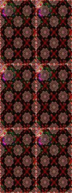 Çiçekli el, pürüzsüz desen çizmiş. Modern gelişim, siyah raster arka plan duvar kağıdı çizimi, klasik çizgiler, desenli çiçekler, çiçekli süsler..