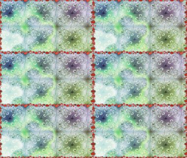 Çiçeğin suluboya çizimlerinin mükemmel deseni. Moda baskısı. Suluboya kusursuz desen. Dekorasyon ve tasarım için güzel bir desen. Eski model. Raster illüstrasyonu.