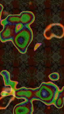 Çiçekli zambakların eskiz geçmişi. Parlak çiçekli kolaj çiçekleri kahverengi ve gri. Çiçek tasarımı için inanılmaz kolaj cennet tarzı..