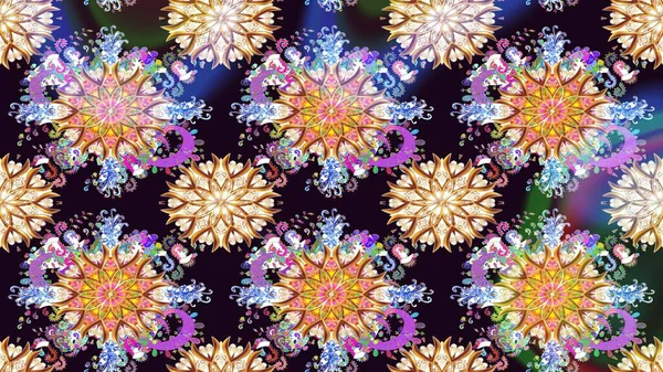 Çiçekli çiçek deseni, suluboya. Küçük çiçekte güzel bir çiçek deseni var. Raster deseni.