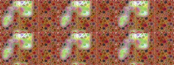 Sevimli çiçek desenli küçük çiçek. Raster resim. Dikişsiz Tony kumaş desen. Moda kumaş deseni.