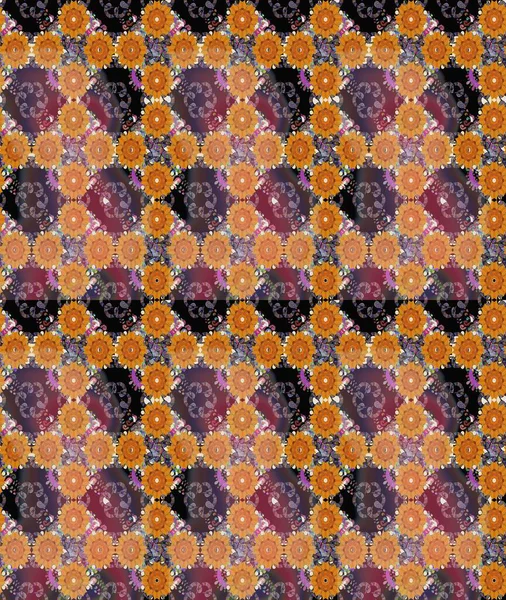 Çiçek kompozisyonu. Küçük çiçekte güzel bir desen var. Çiçek kolajı. - Portakal çiçekleri. Çiçek arkaplan. Raster deseni. Doğa.