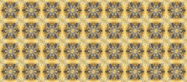 Noel altın kar tanesi kusursuz desen. Bej, sarı ve gri renklerde altın kar taneleri. Sembol bayramı, yeni yıl kutlamaları, altın desenler. Kış kar dokusu duvar kağıdı.