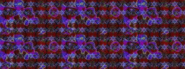 Raster illüstrasyonu. Tekstil veya kitap kapakları, imalat, duvar kağıtları, baskı, hediye paketi ve yapıştırma kitabı için çiçek eskizi geçmişi. Küçük ölçekli çiçeklerdeki basit sevimli desen.