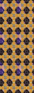 Egzotik çiçekler, botanik parlak klasik sarı renkler. Raster illüstrasyonu. Klasik tropikal doğal elementlerin suluboya seti.