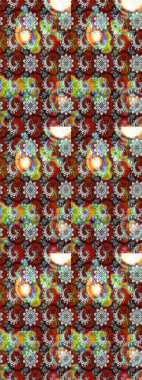 Raster. Gri ve kahverengi renkli güzel çiçekli çizim deseni, suluboya çiçek deseni, duvar kağıdı, kart veya kumaş için fayanslı..