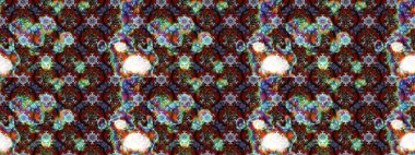 Kahverengi ve gri renkli çiçekler. Sketch Colour Spring Theme eskiz kalıbı. Düz Çiçek Elementleri Tasarımı. Sevimli çiçek raster deseni.