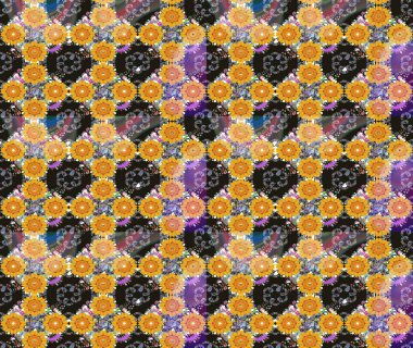 Çiçek arkaplanlı soyut zarafet eskiz deseni. Raster Güzel kumaş deseni.