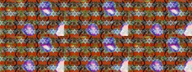 Çiçek desenli eskiz. Gömlek baskısı için çiçek boyası. Kahverengi ve nötr renkte çiçekler.