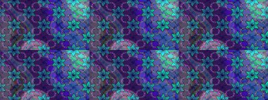 Raster Moda kumaş deseni. Şirin çiçekler. Çizgi çizimi deseni.