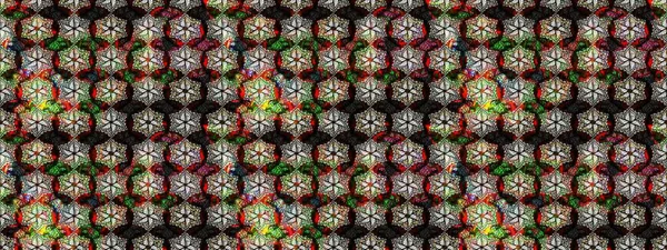 Siyah ve kahverengi çiçekli eskiz deseni, suluboya çiçek deseni, sevimli çiçek, duvar kağıdı, kart veya kumaş için fayanslı. Raster - stok.