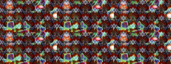 Renkli Bahar Teması eskiz kalıbı. Düz Çiçek Elementleri Tasarımı. Raster illüstrasyonundaki çiçek desenli çizim. Süslü kumaş deseni.