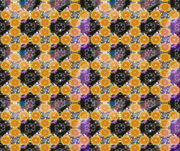 Çiçek arkaplanlı soyut zarafet eskiz deseni. Raster Güzel kumaş deseni.