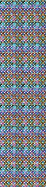 Çiçekli karalama şeklinde Raster çiçek deseni. Mavi ve yeşil renkli çiçekler. Yumuşak, bahar çiçekli arka plan.