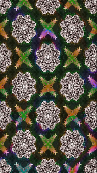 Eski moda arka plan. Desen, çizim, çiçek sınırı. Çiçek çelengi. Raster illüstrasyonu. Güzel, parlak, pürüzsüz kumaş, tuval. Kıvırcık, parlak örgü.