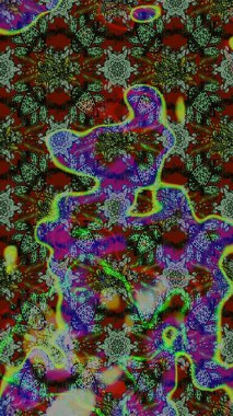 Üzerinde yeşil ve gri renkler olan çiçek desenleri çiz. Suluboya tarzında yeşil ve gri renkte çiçekler.