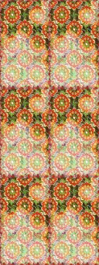 Tarafsız renklerde altın çiçekli altın desenler. Raster geometrik arka plan. Senin tasarımın için, duvar kağıdı. Altın rengi kusursuz illüstrasyon.