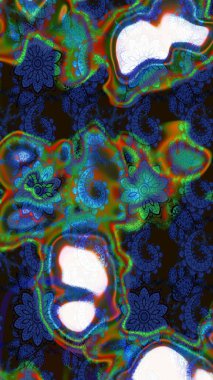 Fantezi çiçekli eskiz deseni, doğal duvar kağıdı, çiçek desenli kıvrım çizimi. Paisley el çizimi elementler. Ev dekoru.