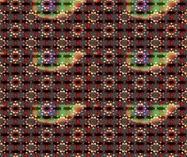 Küçük çiçekteki sevimli çiçek deseni. Raster illüstrasyonu. Tony 'nin kumaş kalıbını çiz. Modaya uygun kumaş deseni.