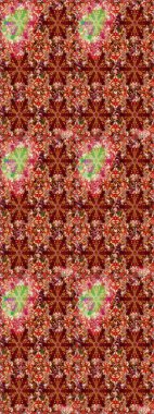 Küçük çiçekte güzel bir çiçek deseni var. Raster deseni. Çiçekli çiçek deseni, suluboya..