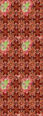 Küçük çiçekte güzel bir çiçek deseni var. Raster deseni. Çiçekli çiçek deseni, suluboya..