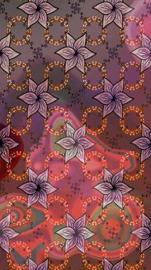 Güzel kumaş deseni. Güzel suluboya yaz çiçekleri deseni..