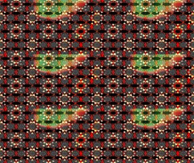 Raster deseni. Botanik çizim kalıbı. Suluboya etkisi. Organik elementler.