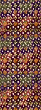 Etnik Mandala süsü. Raster Henna dövme stili. Tekstil, tebrik kartı, boyama kitabı, telefon kılıfı baskısı için kullanılabilir. Hint çiçekli desenli şal desenli..