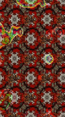 Zarif, parlak ve eskiz kahverengi ve kırmızı çiçek desenli tasarım. Sabıka baskıları, bebek kıyafetleri, duvar kâğıtları, paket kutuları vb..