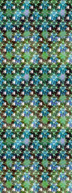 Raster illüstrasyonu. Tekstil ya da kitap kapakları, imalat, duvar kağıtları, baskı, hediye paketi ve yapıştırma kitabı için çiçeksiz arka plan. Küçük ölçekli çiçeklerdeki basit sevimli desen.