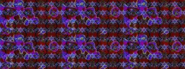 Raster illüstrasyonu. Tekstil veya kitap kapakları, imalat, duvar kağıtları, baskı, hediye paketi ve yapıştırma kitabı için çiçek eskizi geçmişi. Küçük ölçekli çiçeklerdeki basit sevimli desen.