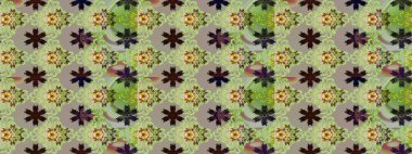 Çiçekler suluboya stilinde gri ve nötr renklerde. Raster illüstrasyonunda çiçek deseni çizimi.