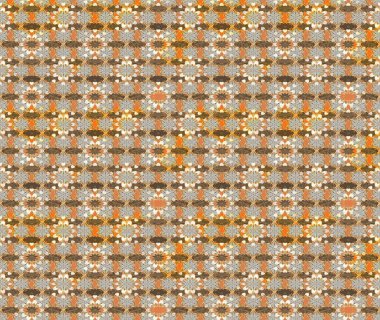 Çiçeklerle bej ve kahverengi renkte çizilmiş çiçek deseni. Suluboya tarzında bej ve kahverengi renkte çiçekler.