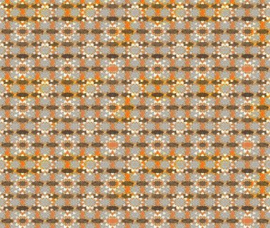 Çiçeklerle bej ve kahverengi renkte çizilmiş çiçek deseni. Suluboya tarzında bej ve kahverengi renkte çiçekler.