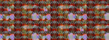 Hediye ambalaj kağıdı, tebrik kartları, posterler ve pankart tasarımı. Gri ve kahverengi renkli çiçekler. Raster düz çiçek çizim deseni.