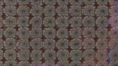 Renkli unsurlarla hareketli arka plan görüntüleri. Çiçekler. Eski model. Bayrak tarzı. Video kaydı. Şablon. Döngü. Kusursuz.. 