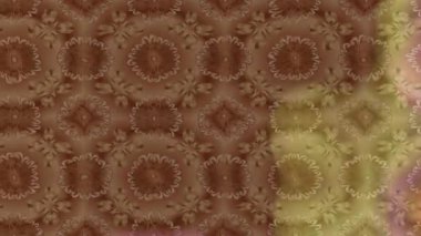 Renkli unsurlarla hareketli arka plan görüntüleri. Çiçekler. Eski model. Bayrak tarzı. Video kaydı. Şablon. Döngü. Kusursuz.. 