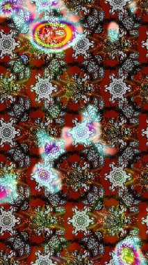 Çiçek arkaplan. Doğa. Çiçek kompozisyonu. Çiçek kolajı. Raster deseni. - Gri ve kahverengi çiçekler. Küçük çiçekte güzel desen var..