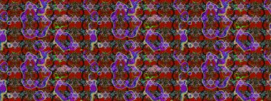 Tekstil ve kapak tasarımı için mükemmel. Doodle tarzı. Elle çizilmiş sonbahar çiçeği deseni. Kırmızı ve kahverengi renkte çiçekler. Renkli kırmızı ve kahverengi çizim deseni.