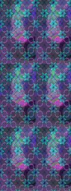 Suluboya etkisi. Raster deseni. Botanik çizim kalıbı. Organik elementler.