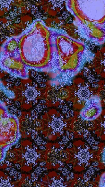 Colour Spring Theme sketch pattern Background. Flat Flower Elements Design. Cute flowers pattern with brown and violet colors. Raster Fashionable fabric pattern.