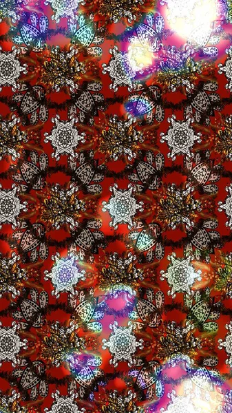 Eskiz tarzı kahverengi ve kırmızı renkler. Raster illüstrasyonu. Şirin karalamalı çiçek desenli çizim. Raster illüstrasyonu. El yapımı çiçek ve bitki koleksiyonu.