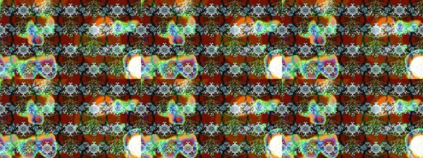 Moda baskıları için zarif bir şablon. Küçük renkli çiçekler. Küçük çiçekte güzel bir desen. Kahverengi ve yeşil çiçekli bahar çiçekleri. Motley illüstrasyonu.