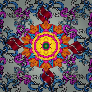 Vektör çizim. Seamless modeli. Ultrafashionable kumaş deseni. Organik motifi arka plan.