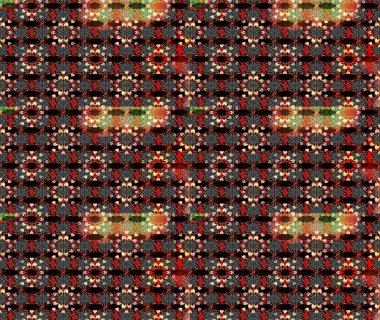 Raster. Güzel suluboya çiçekler, parlak resim ilham verici siyah ve kahverengi çiçek desenli eskiz arka plan.