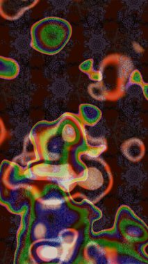 Flat Flower Elements Design. Sketch Colour Spring Theme sketch pattern Background. Cute flower raster pattern. Flowers on brown and gray colors.