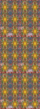 Düz Çiçek Elementleri Tasarımı. Renkli Bahar Teması eskiz kalıbı. Parlak arkaplan eskiz desenli çiçekli fantezi tasarımı.