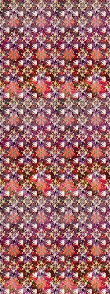 Raster illüstrasyonu. Kahverengi ve nötr renklerde. Kahverengi ve nötr papatyalardan oluşan kahverengi ve nötr bir desen..