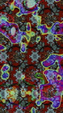 Kahverengi ve gri renkli çiçekler. Düz Çiçek Elementleri Tasarımı. Güzel çiçek deseni. Renkli Bahar Teması çizim şablonu.